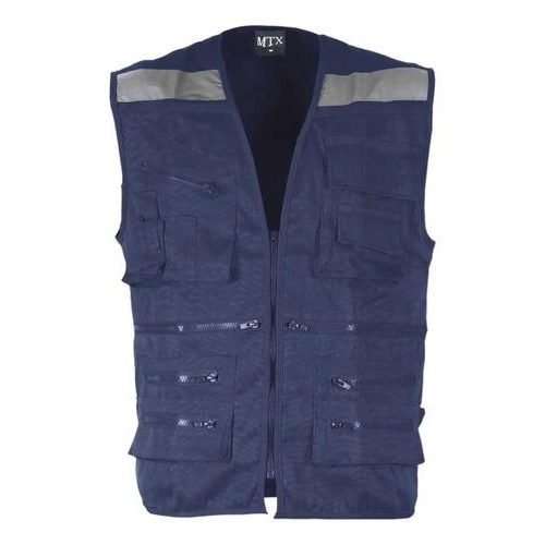 Chaleco Geologo Gabardina Con Cinta Reflectante