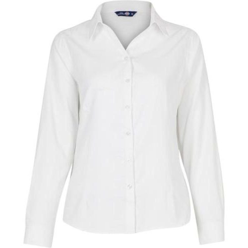 Blusa Oxford Light Manga Larga Mujer