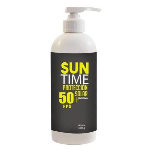 Bloqueador Solar Suntime Fps 50+ 1 Litro Con Dispensador