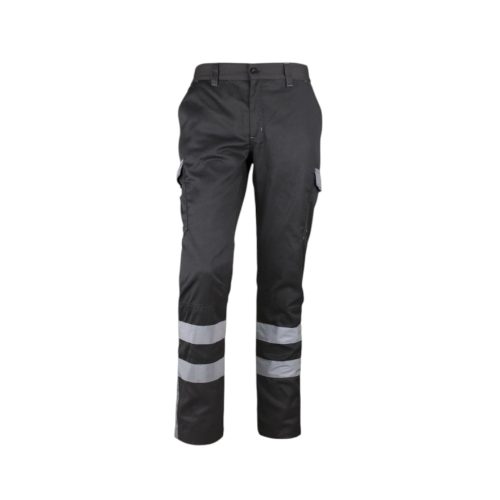 Pantalón Cargo Gabardina Bicolor Reflectante Hombre