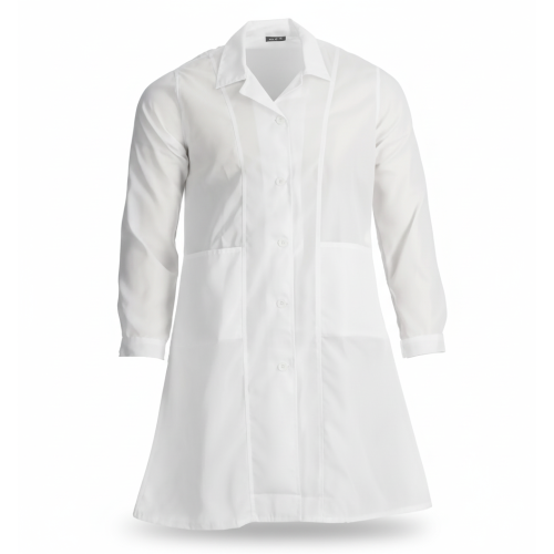 Delantal Maritex Mujer Poplin Blanco