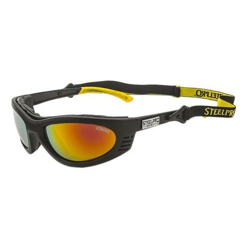 Lente Steelpro Turbine Gt Gris Marco Negro Revo Rojo